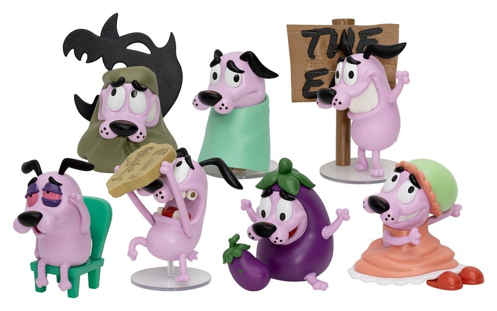Courage the Cowardly Dog Mini Egg Attack Blind Box Figures Assortment 8 cm (6)