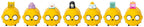 Adventure Time Pull Back Car Jake's Amazing Tummy 5 cm Blind Box Assortment (6)