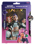 KPop Demon Hunters Notebook Gift Set Golden