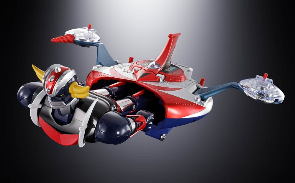 UFO Robo Grendizer Chogokin Action Figure Deluxe Grendizer & UFO Spazer 14 cm