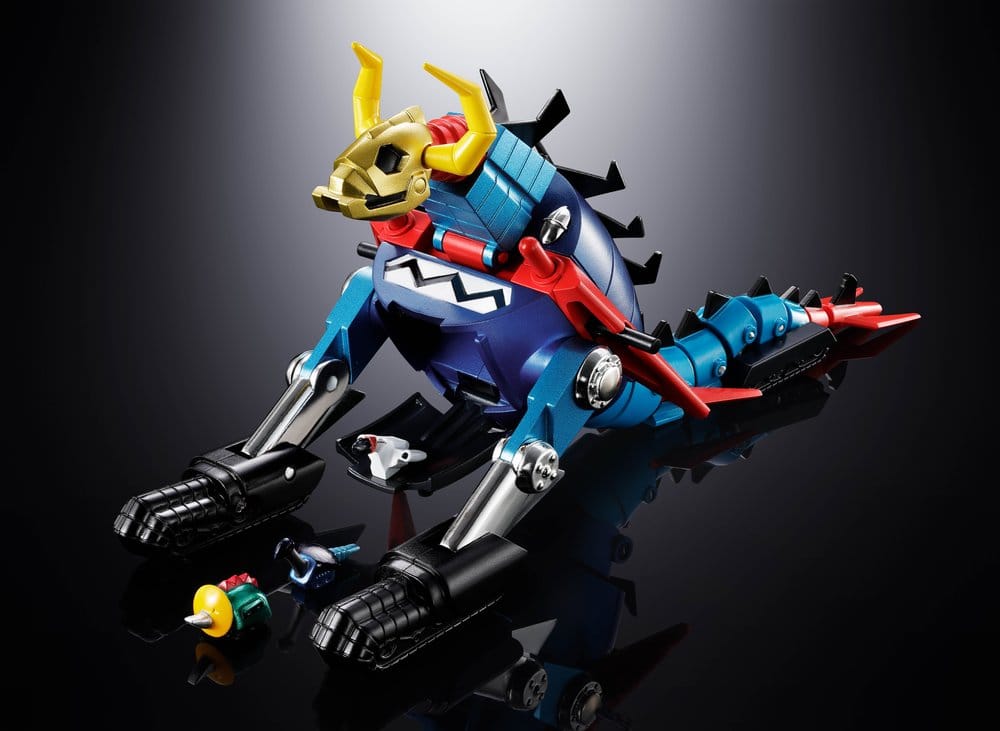 Dino Mech Gaiking Chogokin Action Figure Daikumaryu & Gaiking 20 cm
