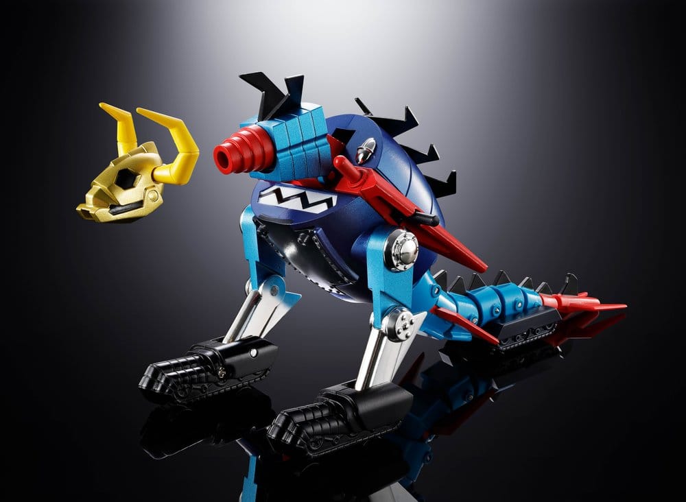 Dino Mech Gaiking Chogokin Action Figure Daikumaryu & Gaiking 20 cm