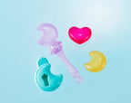 Magical Sisters Lulutto Lilly Proplica Replica Moontoneoneon & GlassHeart DreamPact Set 25 cm