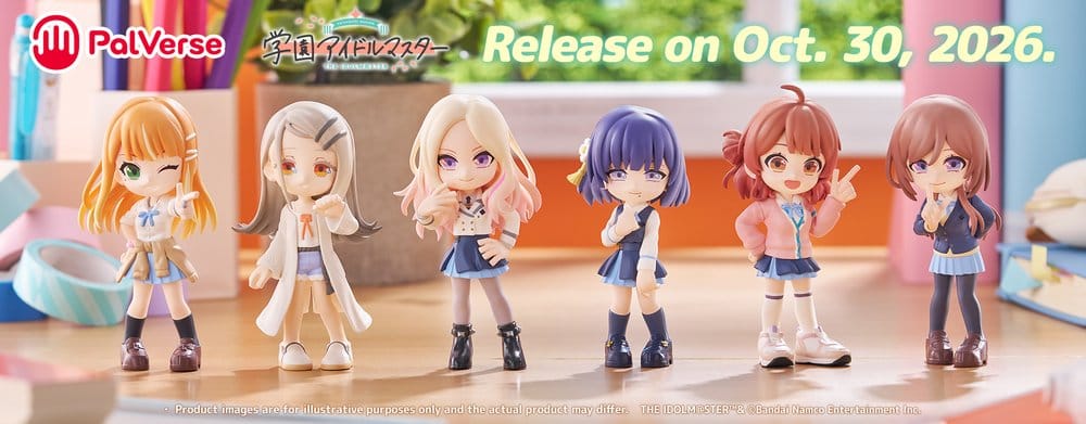 The Idolmaster PalVerse Mini Figures vol.2 Blind Box Display (6)