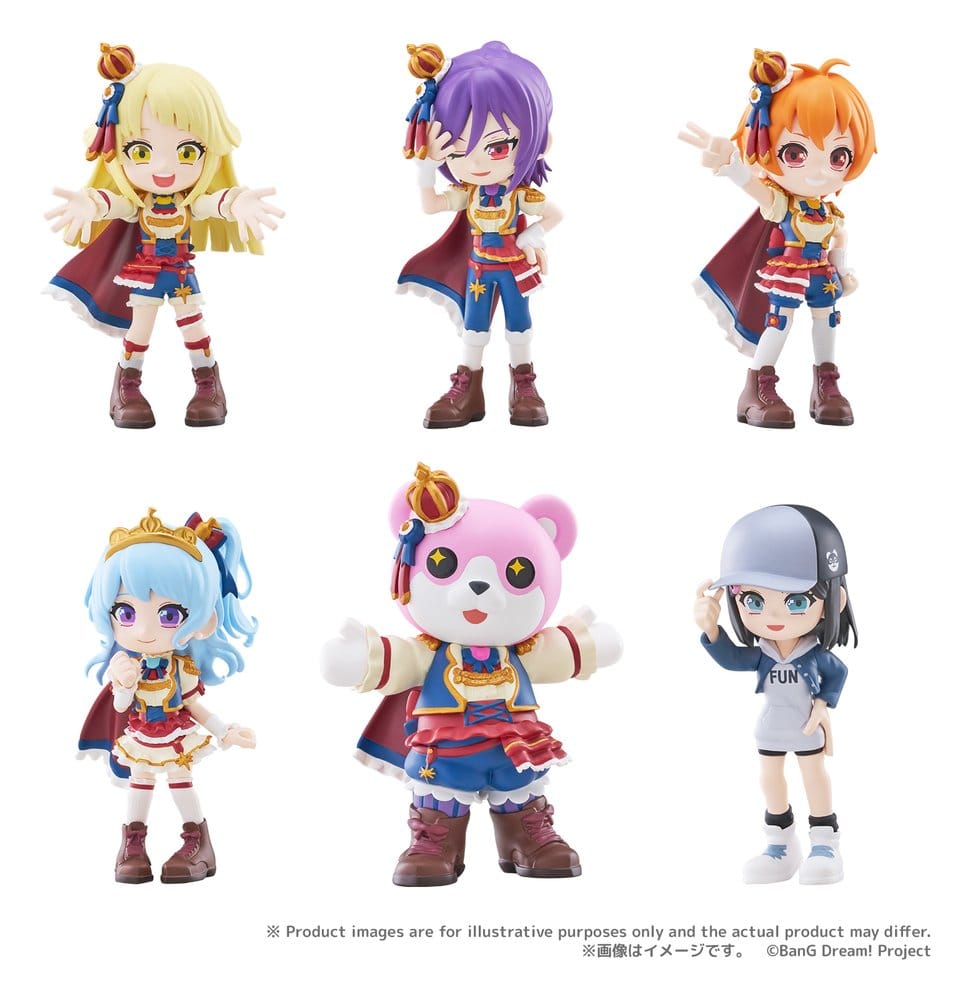 BanG Dream! PalVerse Mini Figures Hello, Happy World! Blind Box Display (6)