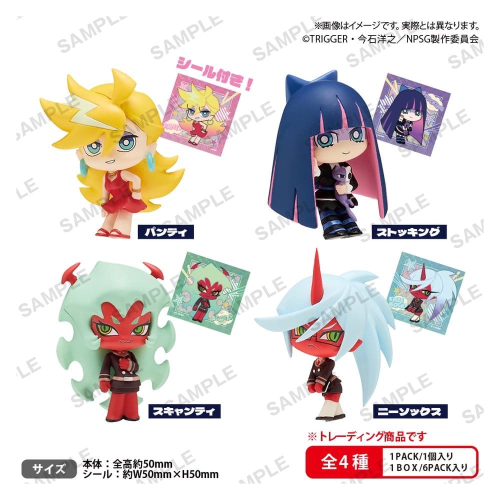 Panty & Stocking with Garterbelt Mini Figures Rich Box ver. 5 cm Blind Box Display (6)