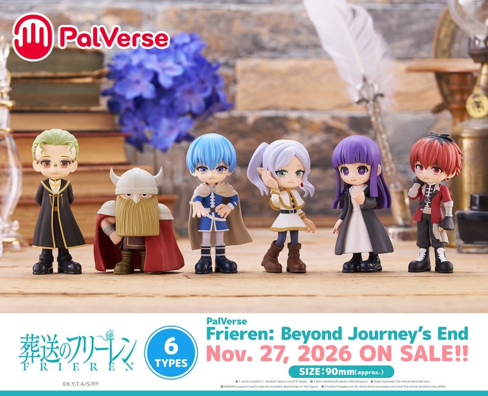 Frieren: Beyond Journey's End PalVerse Mini Figures Blind Box Display (6)