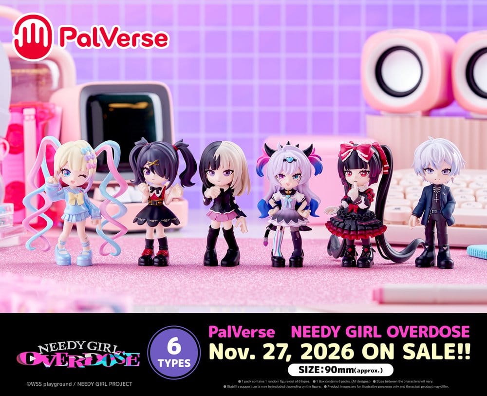 Needy Girl Overdose PalVerse Mini Figures Blind Box Display (6)