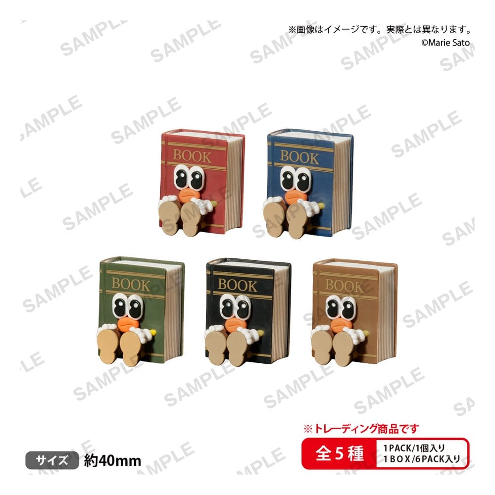 Osuwari-chan The Box Mini Figures Book 4 cm Blind Box Display (6)