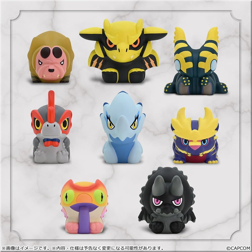 Monster Hunter Capcom Figure Builder Finger Puppets &nbsp;Vol. 3 Blind Box Assortment (8)