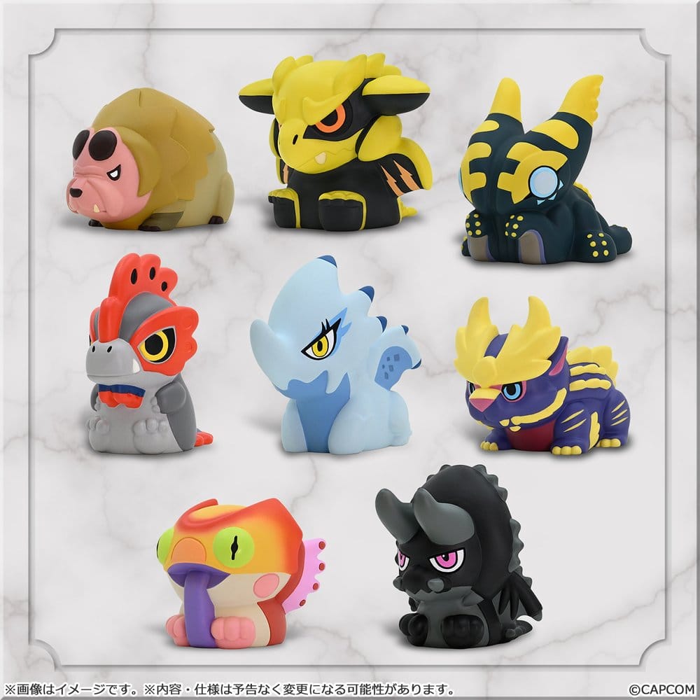 Monster Hunter Capcom Figure Builder Finger Puppets &nbsp;Vol. 3 Blind Box Assortment (8)