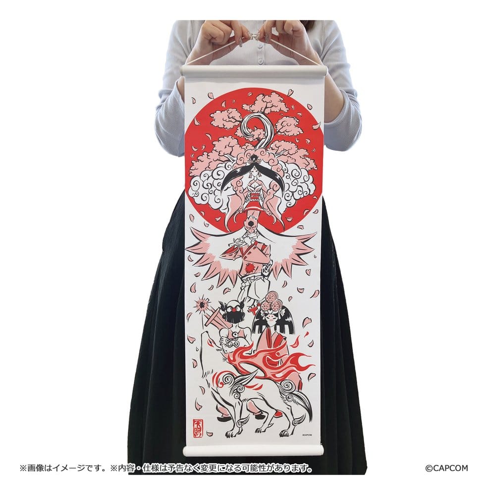 Okami 20th Anniversary Reprint Art Project Tapestry Spring 74 x 28 x 2 cm