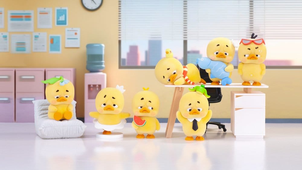 Upset Duck: Stop the Spiral Duck Blind Box figure 10 cm Display (6)