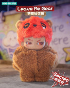 Neekyio Silent Beast Plush Keychain 15 cm Blind Box Display (6)