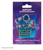 KPop Demon Hunters Charm Keyring Derpy & Sussie