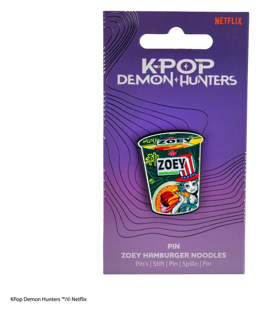 KPop Demon Hunters Pin Zoey Hamburger Noodles