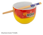 KPop Demon Hunters Ramen Bowl with Chopsticks Mira Spice Queen