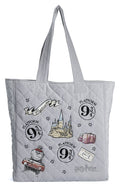 Harry Potter Tote Bag Platform 9 3/4 Embroidered Velvet