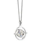 Harry Potter Necklace & Charm Time Turner (Sterling Silver)