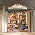 Miniature House Model Kit Sunny Cafe 20 x 16 cm
