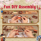 Miniature House Model Kit Tsukino Eogi-dou 19 x 14 cm