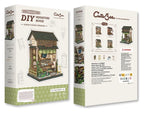Miniature House Model Kit Kanmi-dokoro Kurihara 19 x 15 cm