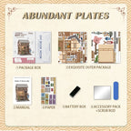 Miniature House Model Kit Sakura O Kimono Shop 19 x 14 cm