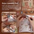 Miniature House Model Kit Sakura O Kimono Shop 19 x 14 cm
