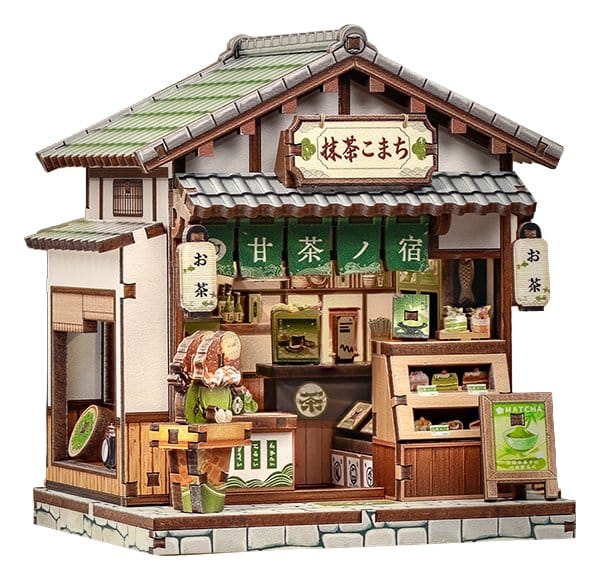 Miniature House Model Kit Kyoto Matcha Cottage 11 x 9 cm