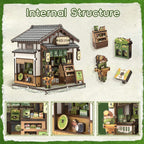 Miniature House Model Kit Kyoto Matcha Cottage 11 x 9 cm