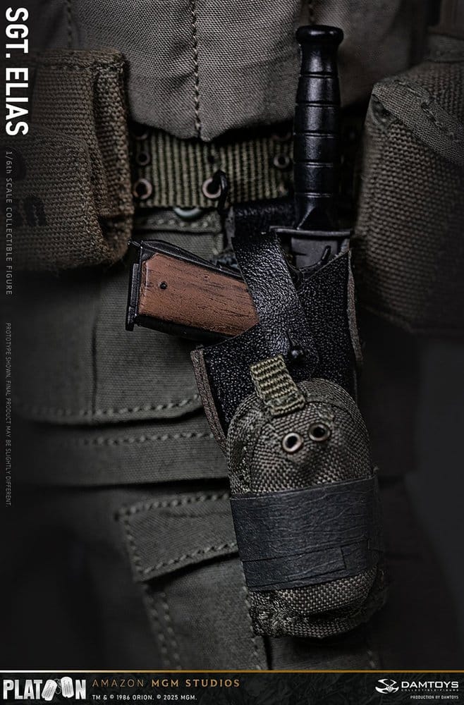 Platoon Action Figure 1/6 Sergeant Elias 30 cm