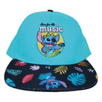Lilo & Stitch Curved Bill Cap Here For The Music