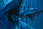 Jurassic World WoodArts 3D Wooden Wall Art Mossasaurus 30 x 40 cm