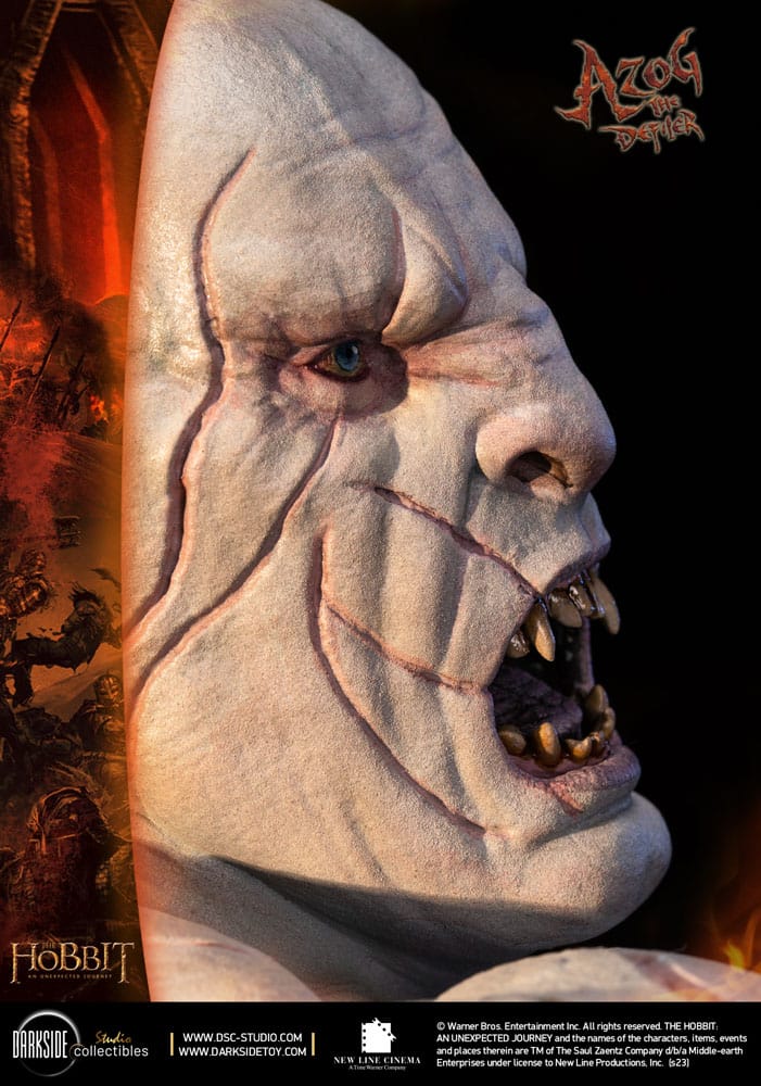 The Hobbit MS Series Statue 1/3 Azog The Defiler John Howe Signature Edition Edition 90 cm