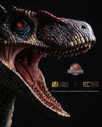 Jurassic Park III Life Size Bust Male Alpha Velociraptor "Blood Knight" 83 cm