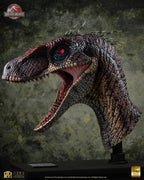 Jurassic Park III Life Size Bust Male Alpha Velociraptor "Blood Knight" 83 cm