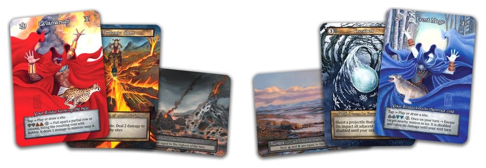 Sorcery: Contested Realm TCG Frost Mage vs Lavamancer 2-Player Preconstructed Decks english