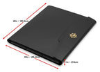 Enhance Binder 9 Pocket Card Binder Black 30 x 25 x 3 cm