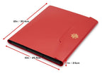 Enhance Binder 9 Pocket Card Binder Red 30 x 25 x 3 cm