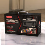Evoretro Trading Card Storage Box for 15 Slabs Gray 33.9 x 13.4 cm