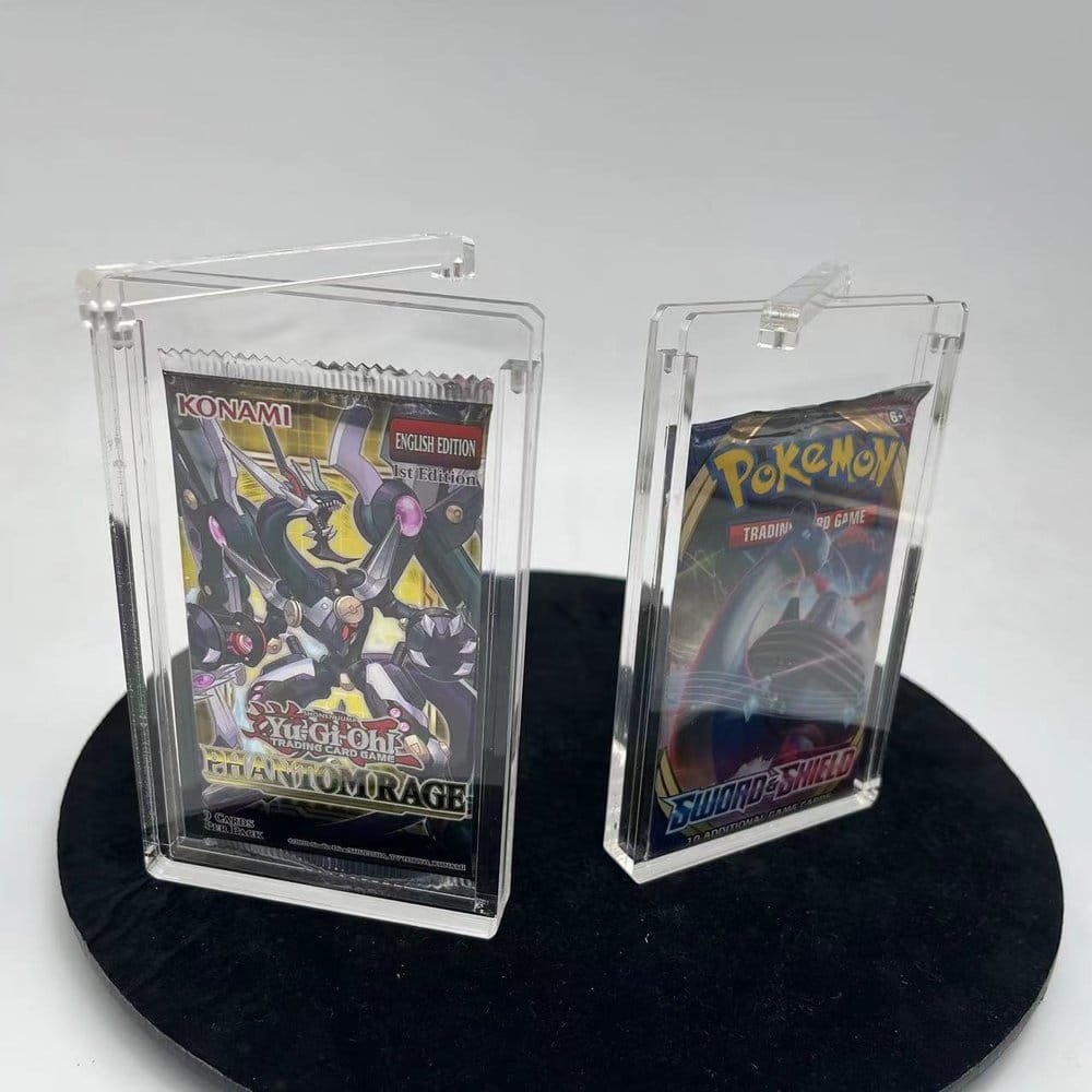 Evoretro Acrylic Display Case 5-Pack for Booster Packs