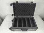 Evoretro Trading Card Luggage Wheeled Case 5-Rows Round Aluminum 56.0 x 35.4 cm