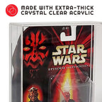 Evoretro Acrylic Display Cases 2-Pack for Action Figures