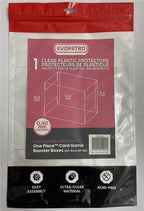 Evoretro PET Protectors 1-Pack for One Piece Card Game Booster Boxes (OP-04 to OP-08) 12 x 6 x 15 cm