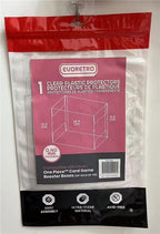 Evoretro PET Protectors 1-Pack for One Piece Card Game Booster Boxes (OP-04 to OP-08) 12 x 6 x 15 cm