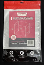 Evoretro PET Display Case Protector for Pokémon Booster Box (1-Pack)