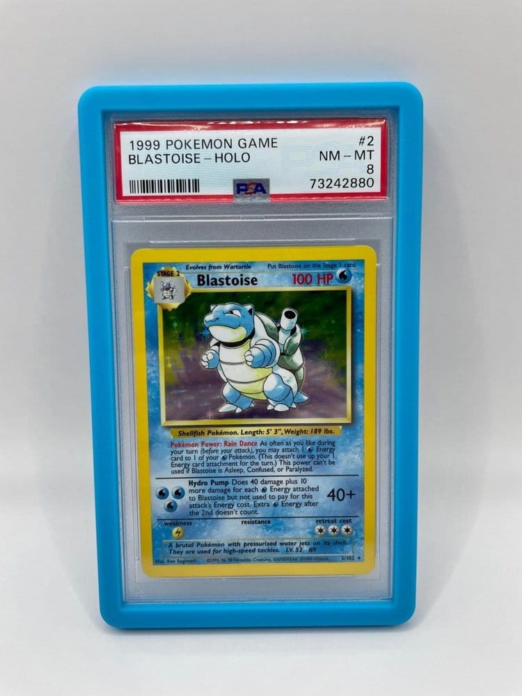 Evoretro Bumper Protector for PSA Slabs Light Blue