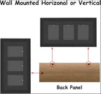 Evoretro Display Frame Card Display Case for 3 Magnetic Case Cards