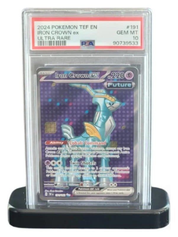 Evoretro Display Stand for PSA & CGC Graded Card Slabs Black