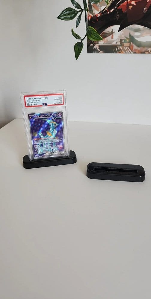 Evoretro Display Stand for PSA & CGC Graded Card Slabs Black